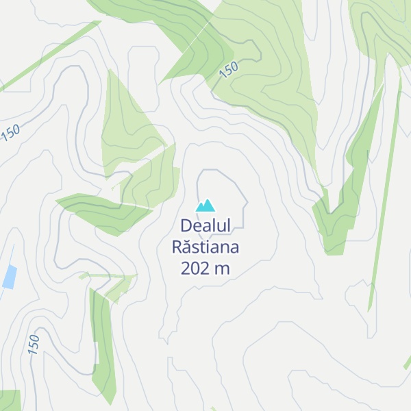 Map of Dealul Răstiana