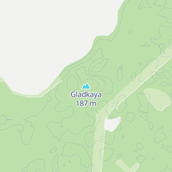 Map of Gladkaya