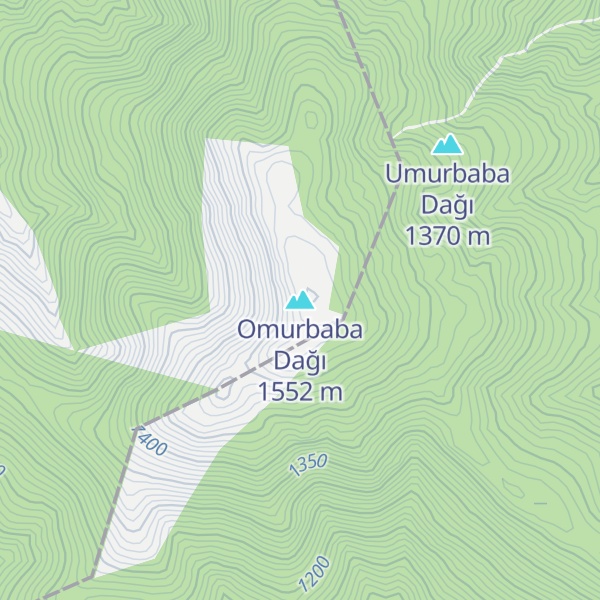 Map of Omurbaba Dağı
