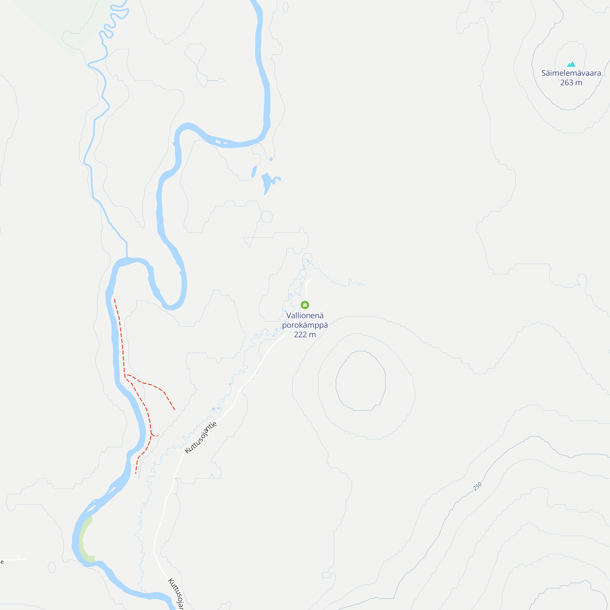 Vallionenä porokämppä map