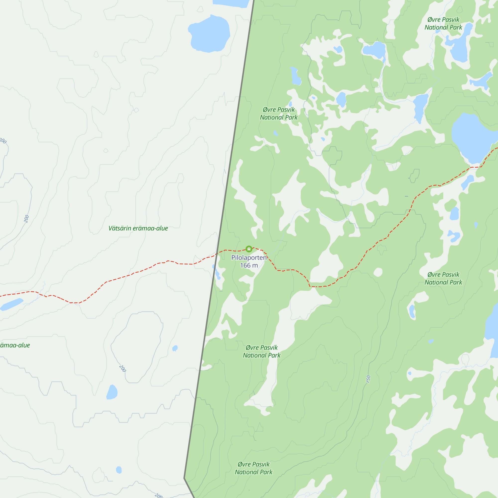 Pilolaporten map