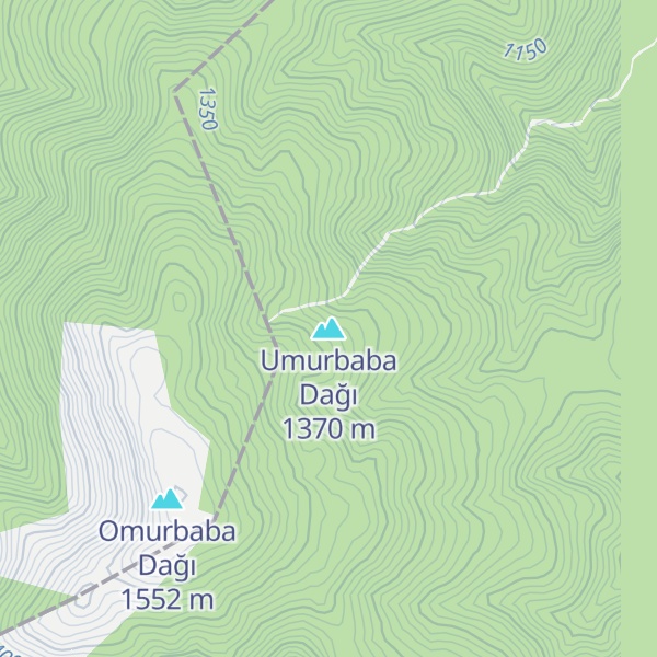 Map of Umurbaba Dağı