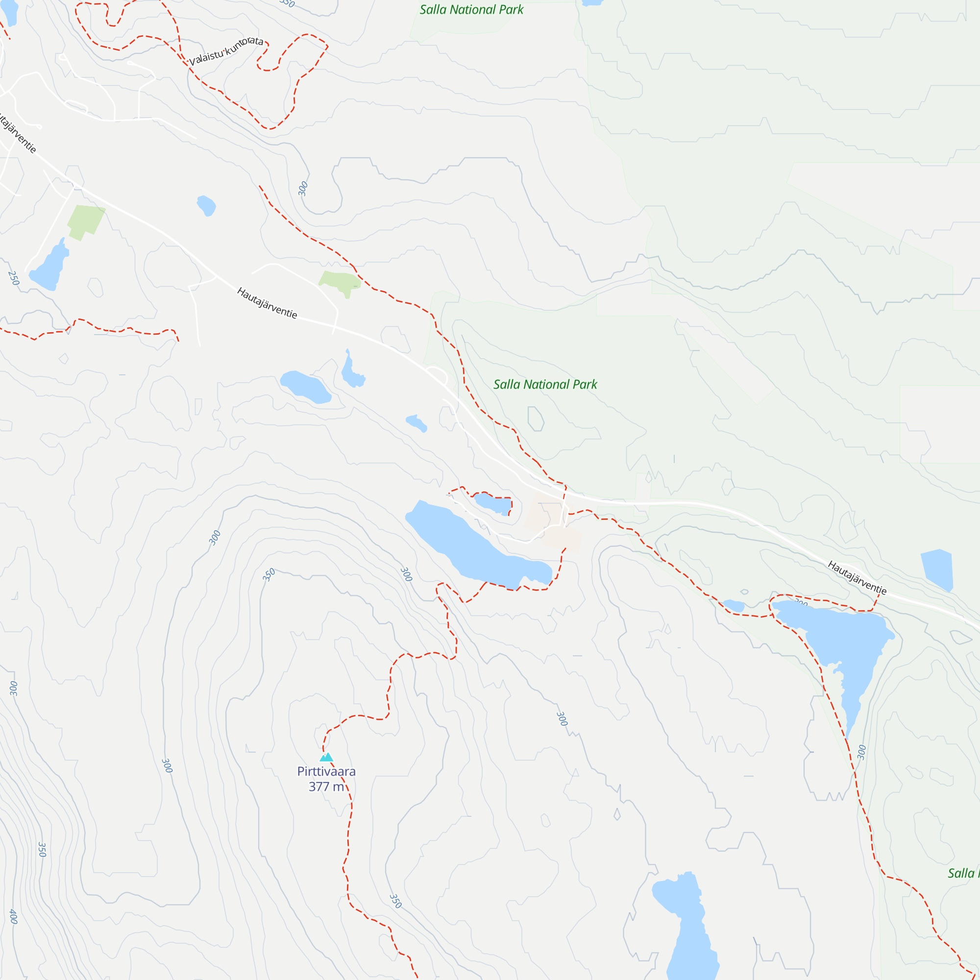 Upinlampi campfire shelter map
