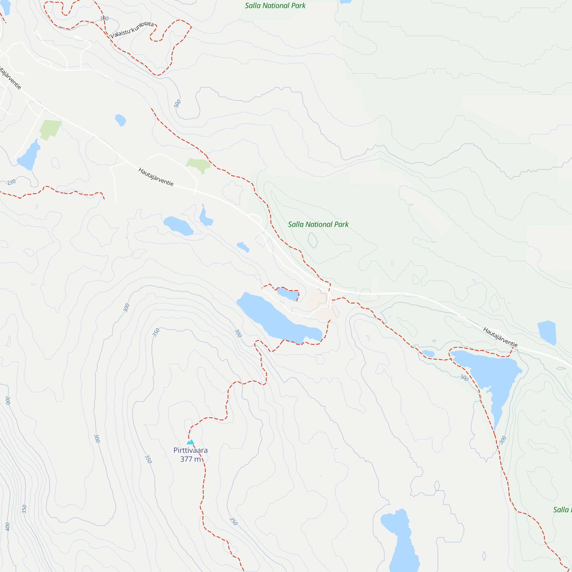 Upinlampi campfire shelter map