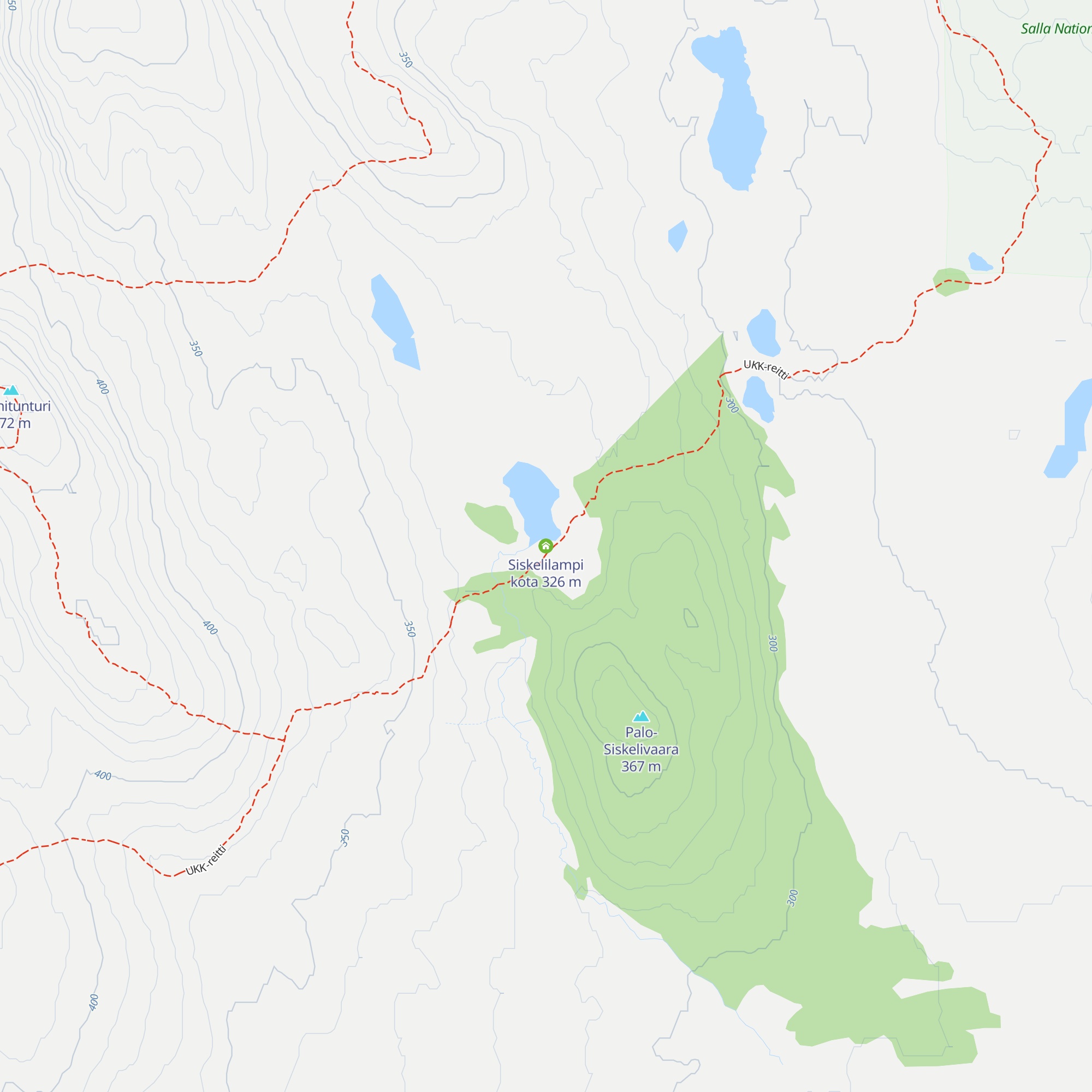 Siskelilampi kota map