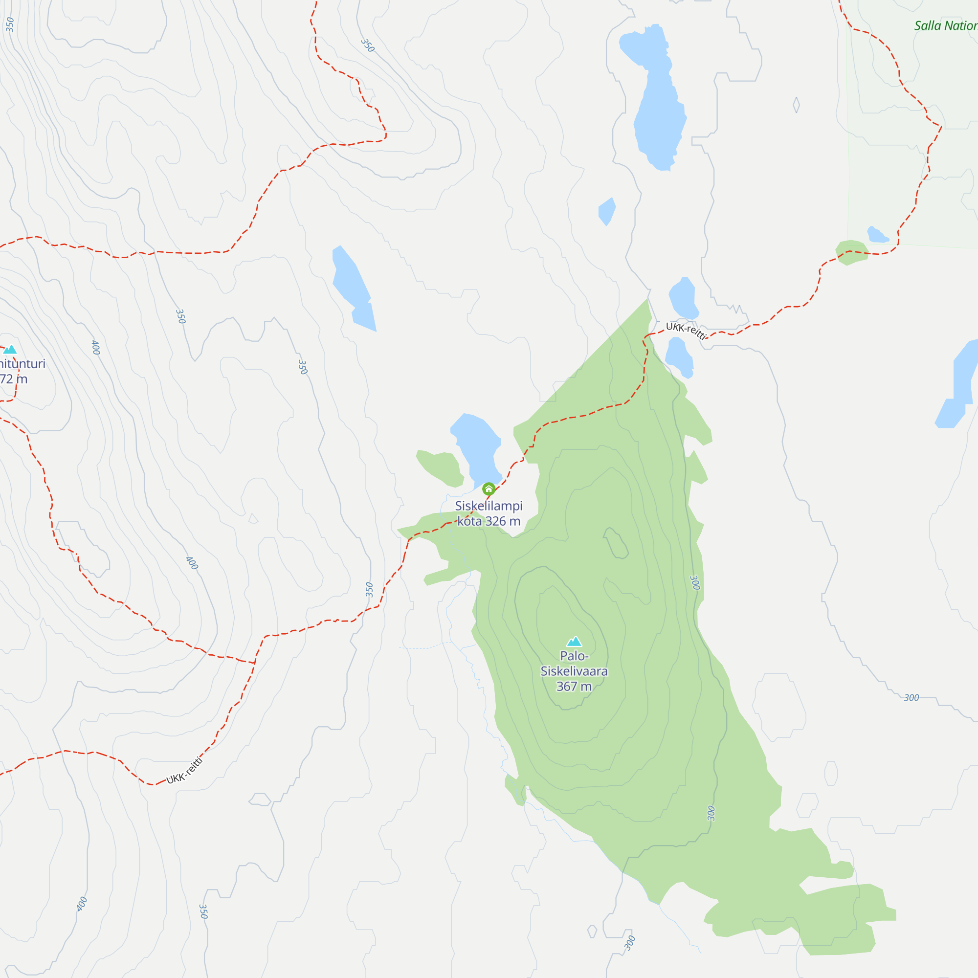 Siskelilampi kota map