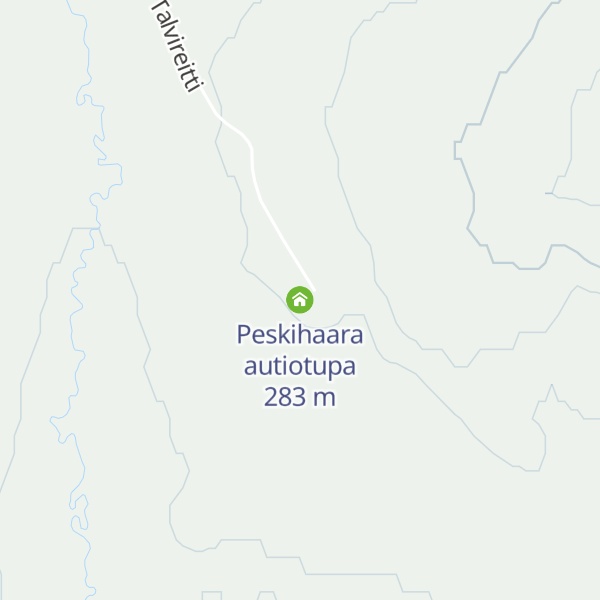 Map of Peskihaara autiotupa