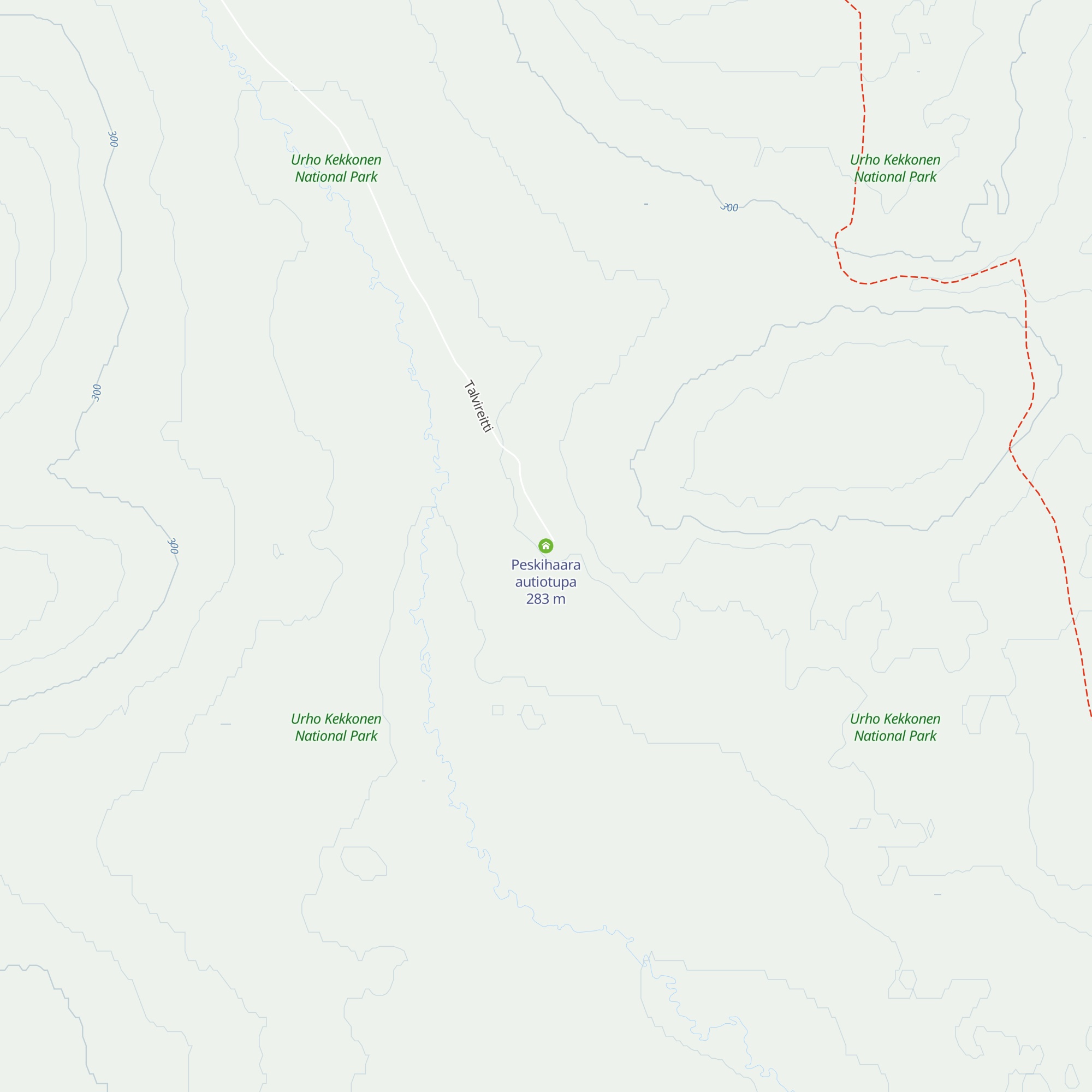 Peskihaara autiotupa map