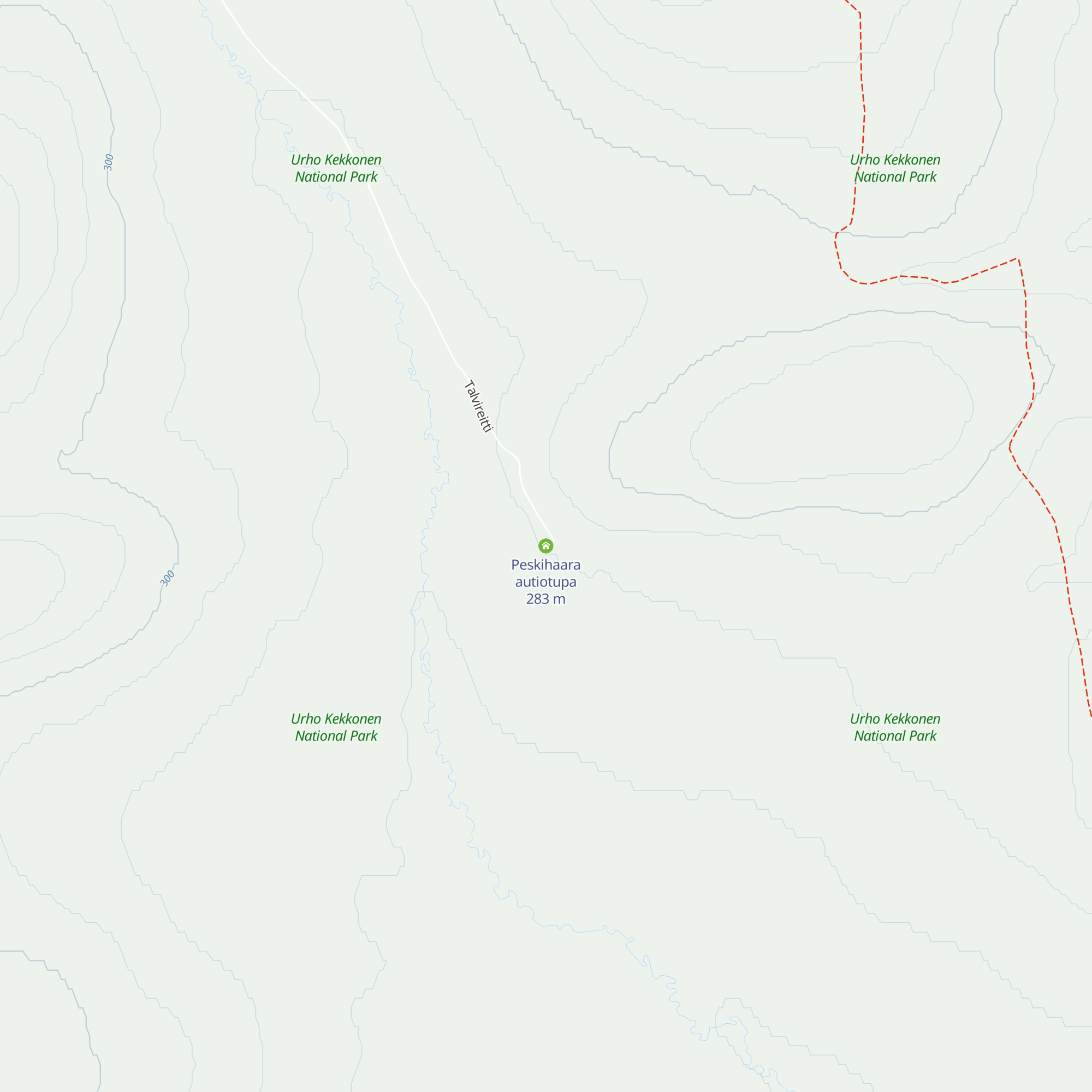 Peskihaara autiotupa map