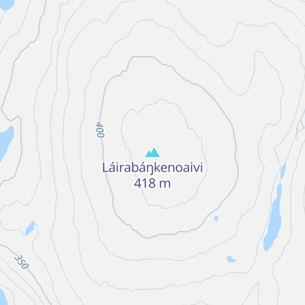 Map of Láirabáŋkenoaivi