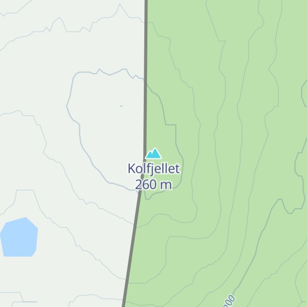 Map of Kolfjellet