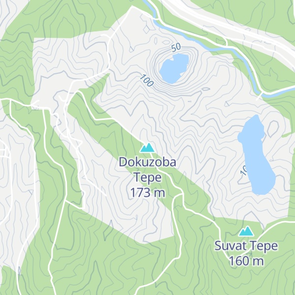 Map of Dokuzoba Tepe