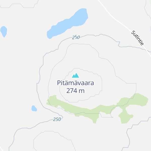 Map of Pitämävaara