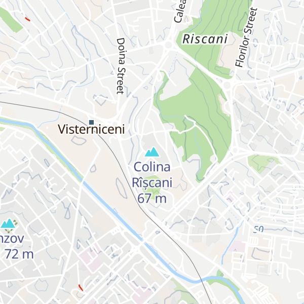 Map of Colina Rîșcani