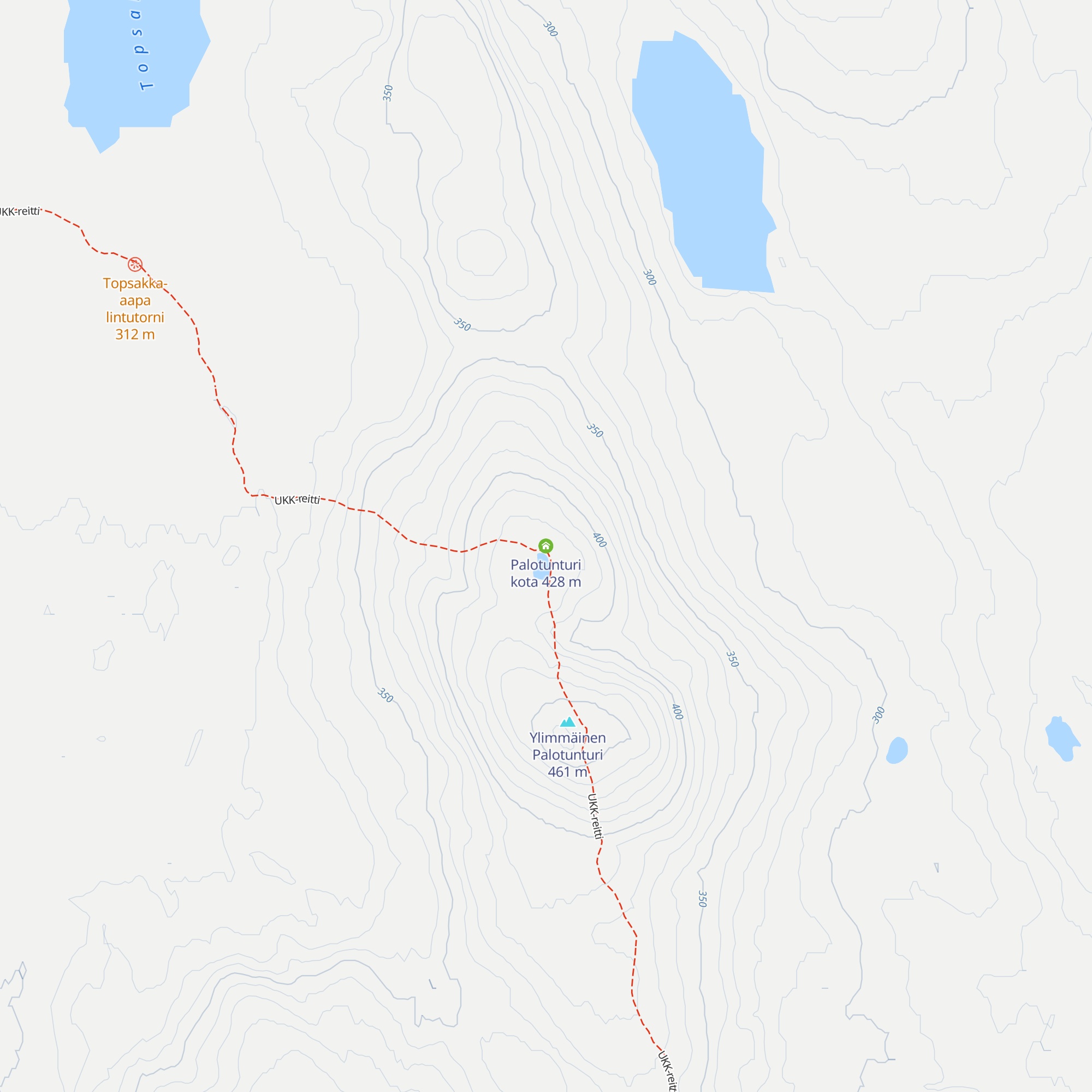 Palotunturi kota map