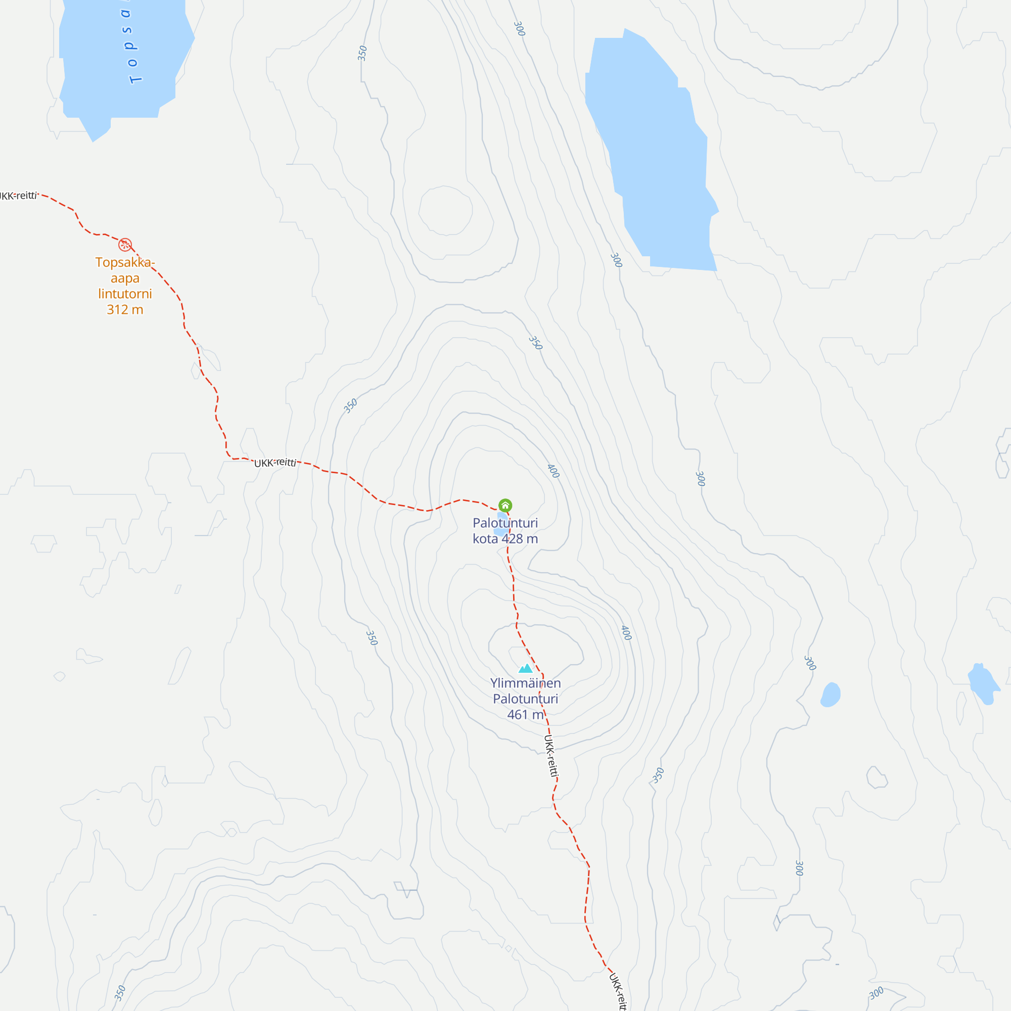 Palotunturi kota map