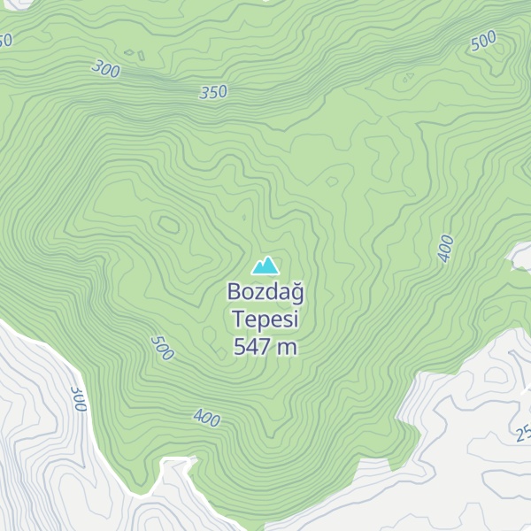 Map of Bozdağ Tepesi