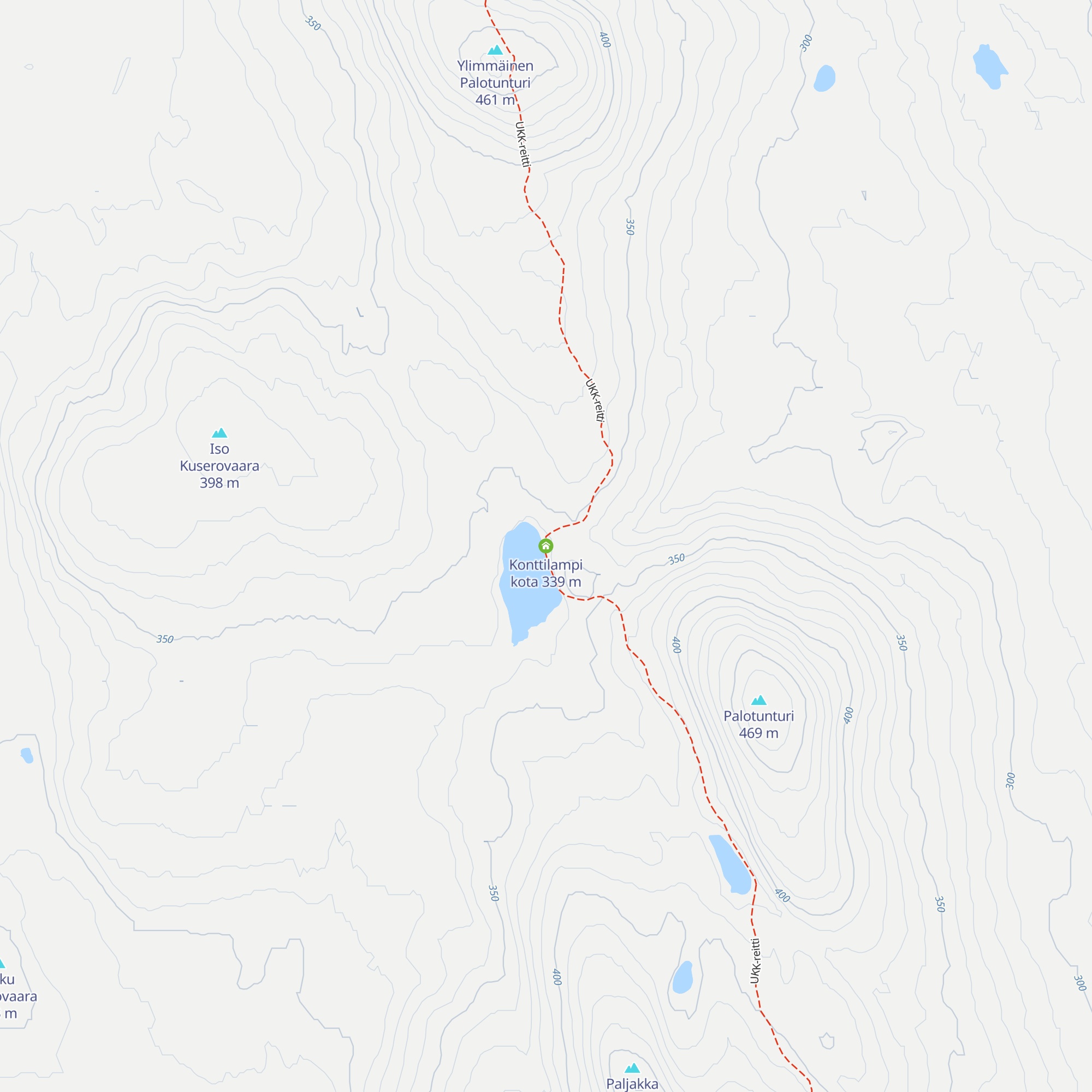 Konttilampi kota map