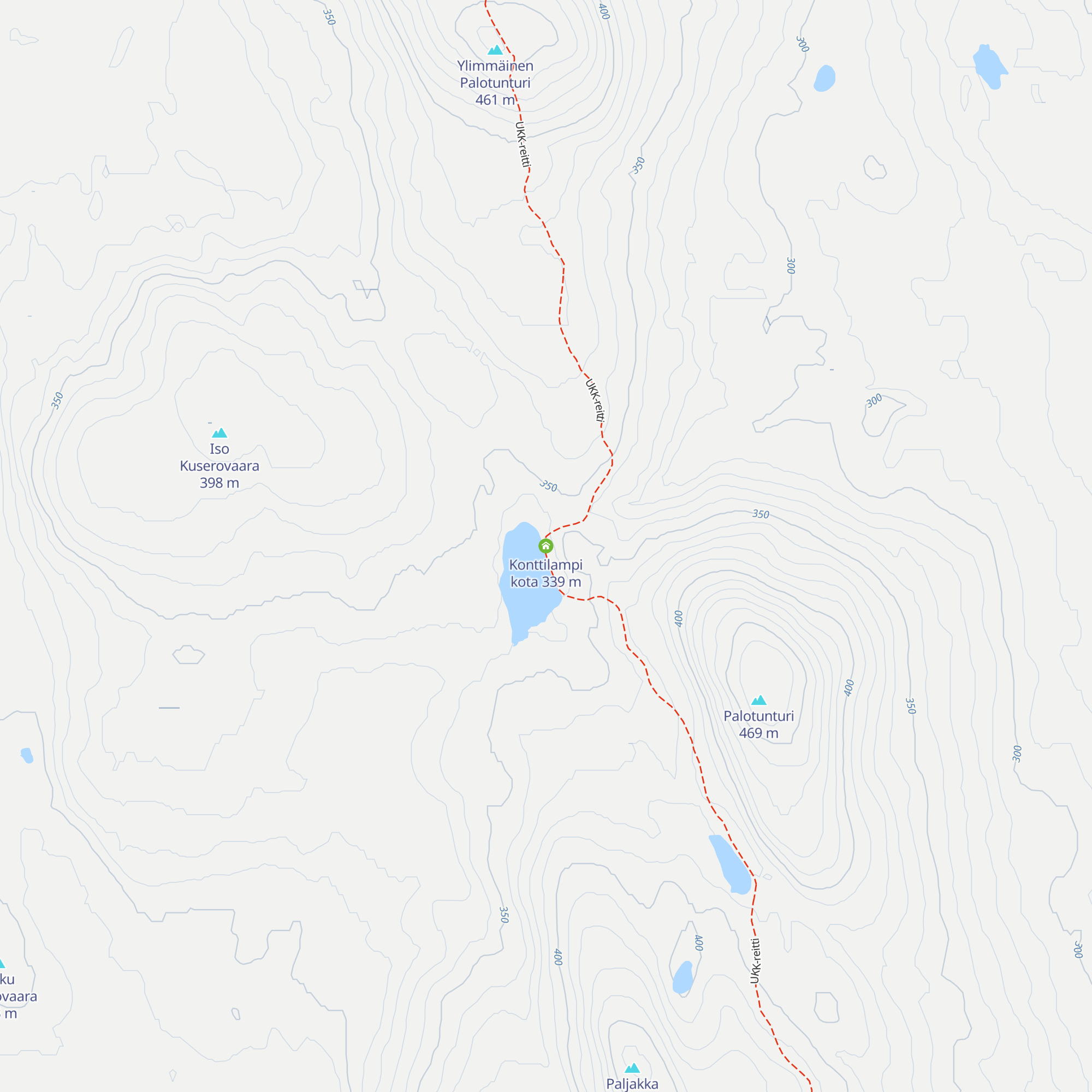Konttilampi kota map
