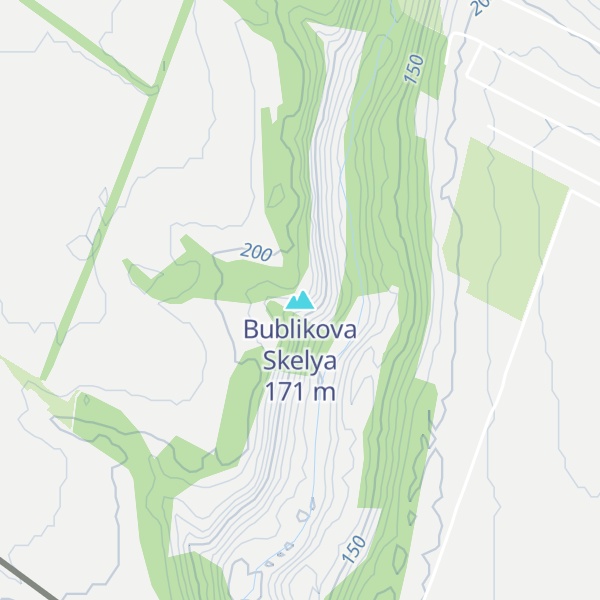 Map of Bublikova Skelya