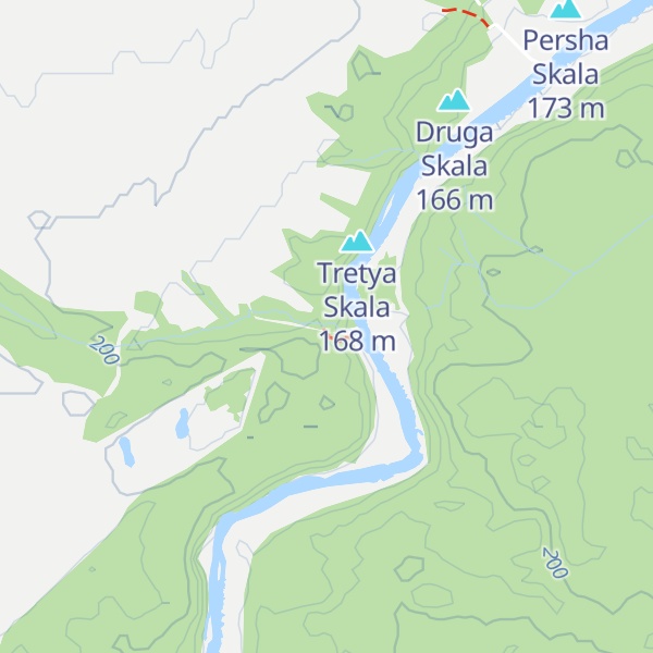 Map of Chetverta Skala