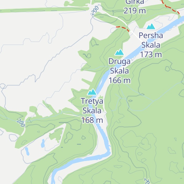 Map of Tretya Skala