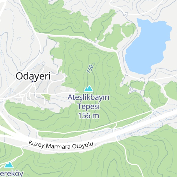 Map of Ateşlikbayırı Tepesi