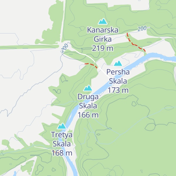 Map of Druga Skala