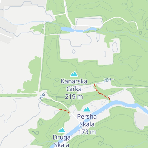Map of Kanarska Girka