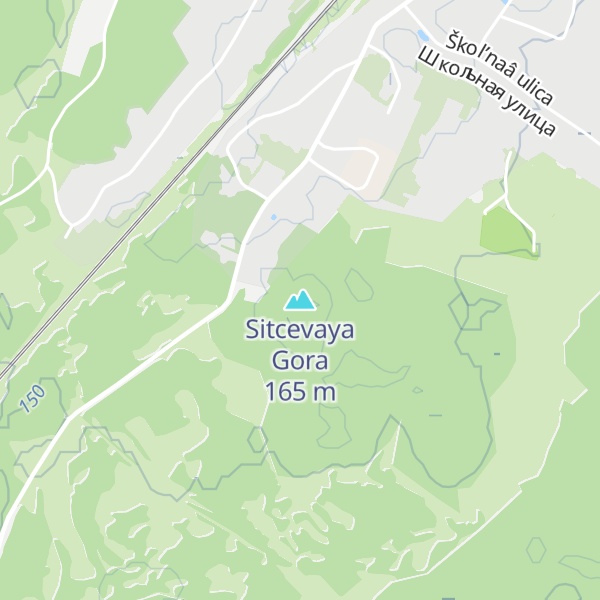 Map of Sitcevaya Gora