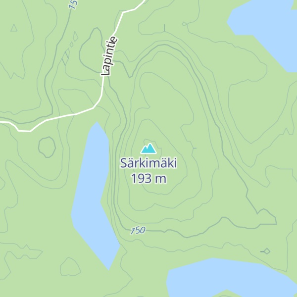 Map of Särkimäki