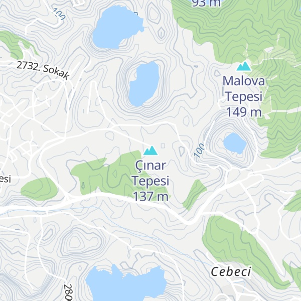 Map of Çınar Tepesi