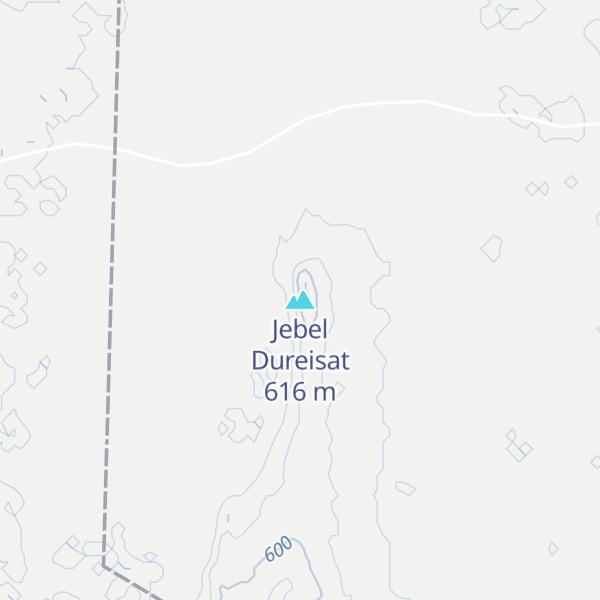 Map of Jebel Dureisat