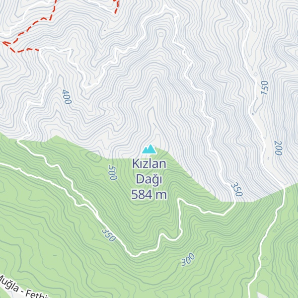 Map of Kızlan Dağı