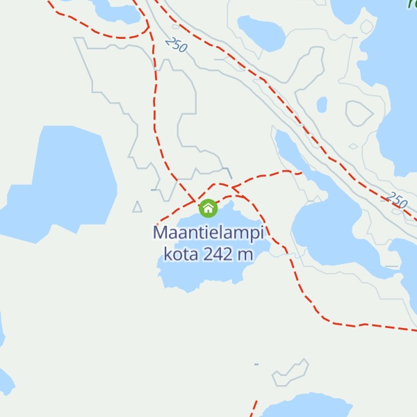 Map of Maantielampi kota
