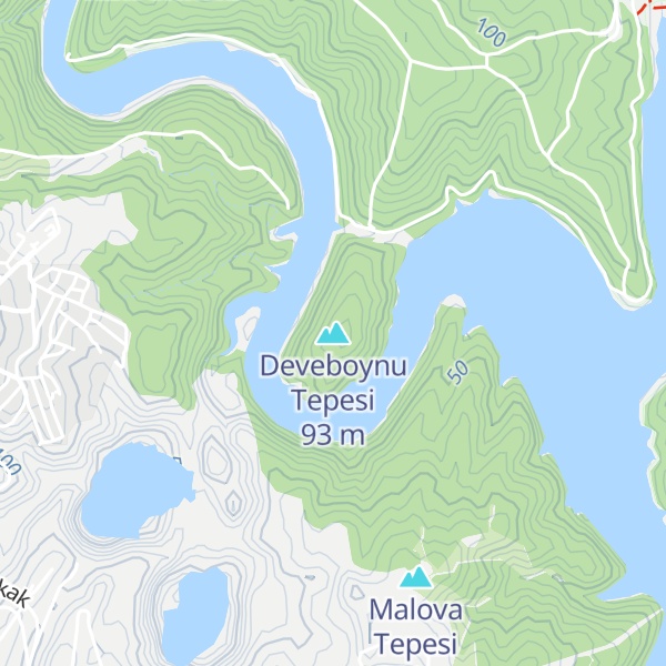 Map of Deveboynu Tepesi