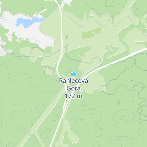 Map of Rahlecova Gora