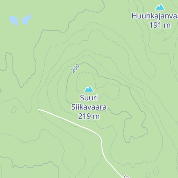 Map of Suuri Siikavaara