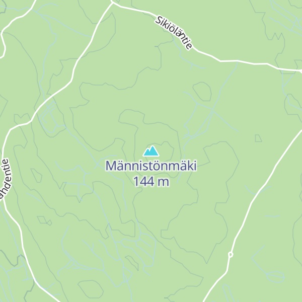 Map of Männistönmäki