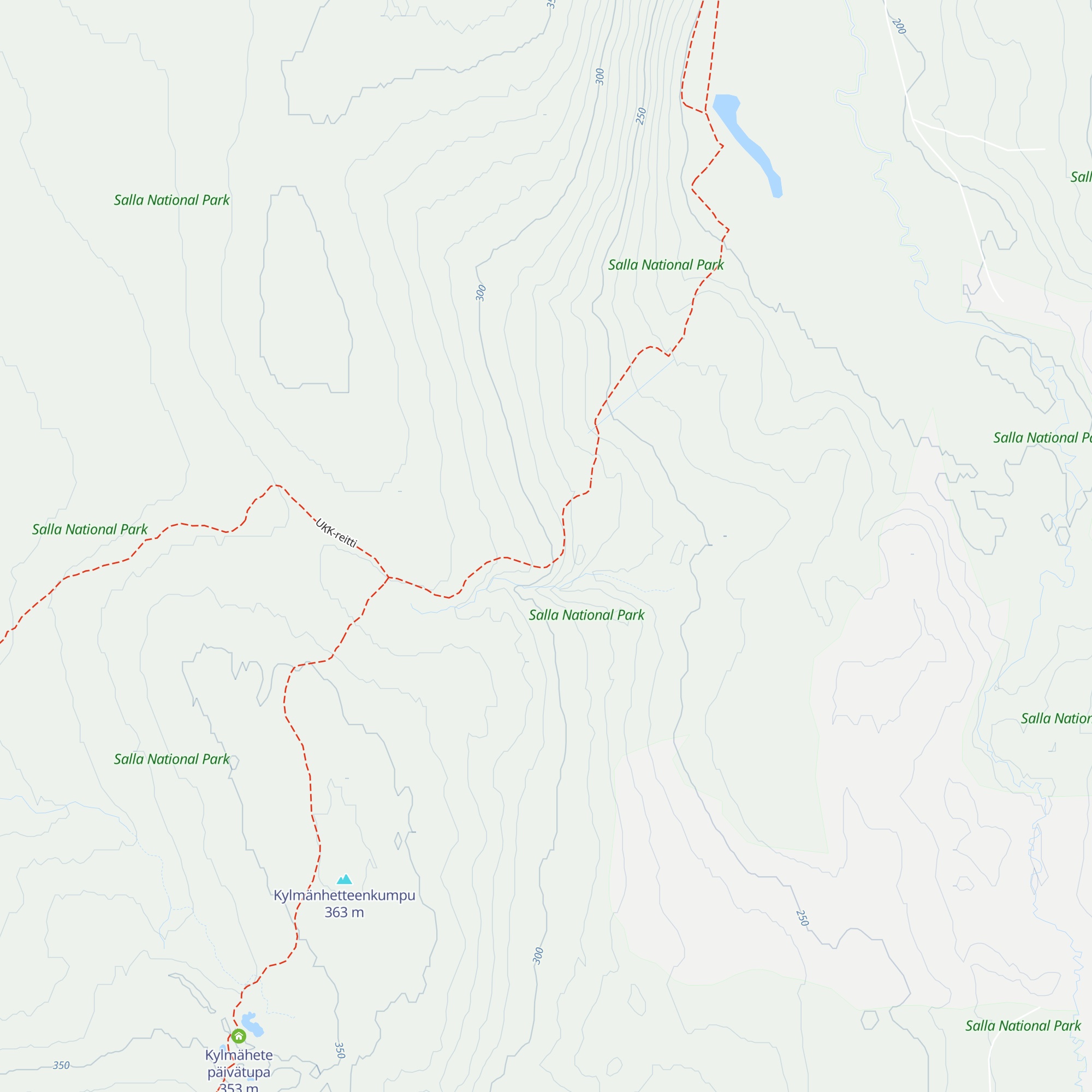 Pahanojankurun autiotupa map