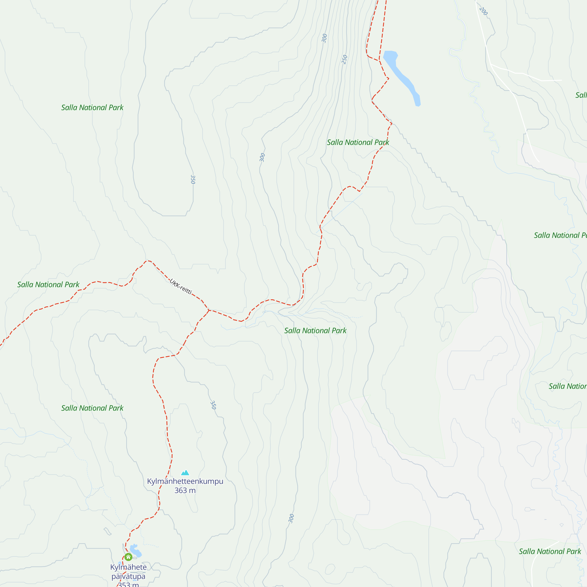 Pahanojankurun autiotupa map