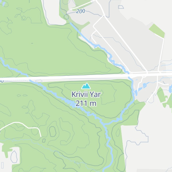 Map of Krivii Yar