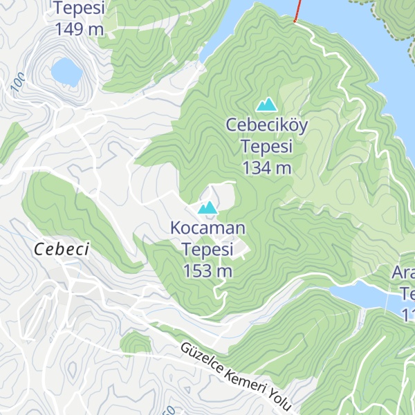 Map of Kocaman Tepesi