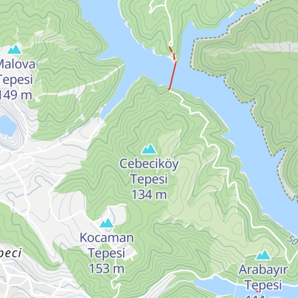 Map of Cebeciköy Tepesi