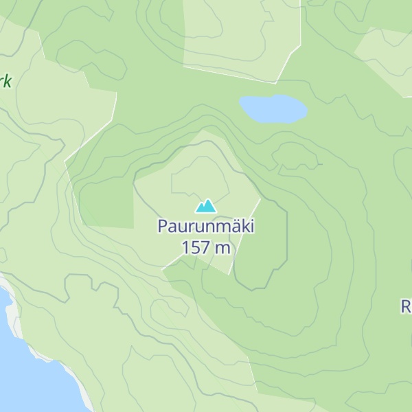 Map of Paurunmäki