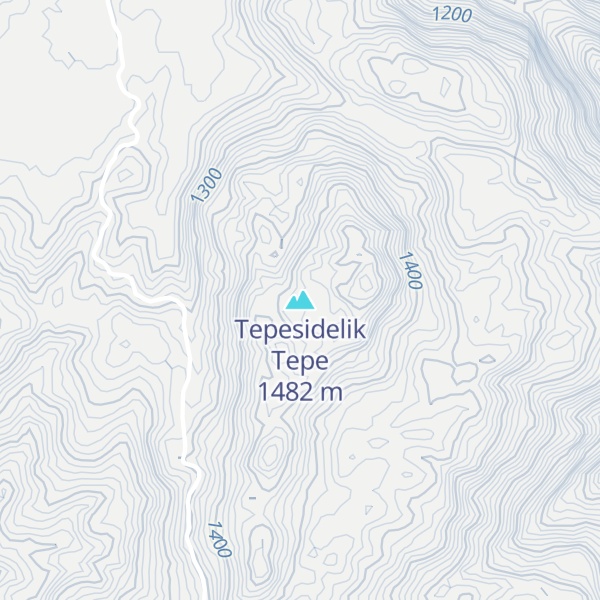 Map of Tepesidelik Tepe
