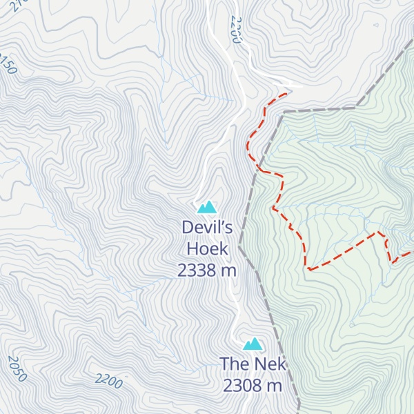 Map of Devil’s Hoek