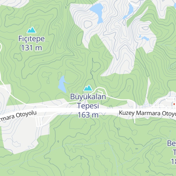 Map of Büyükalan Tepesi
