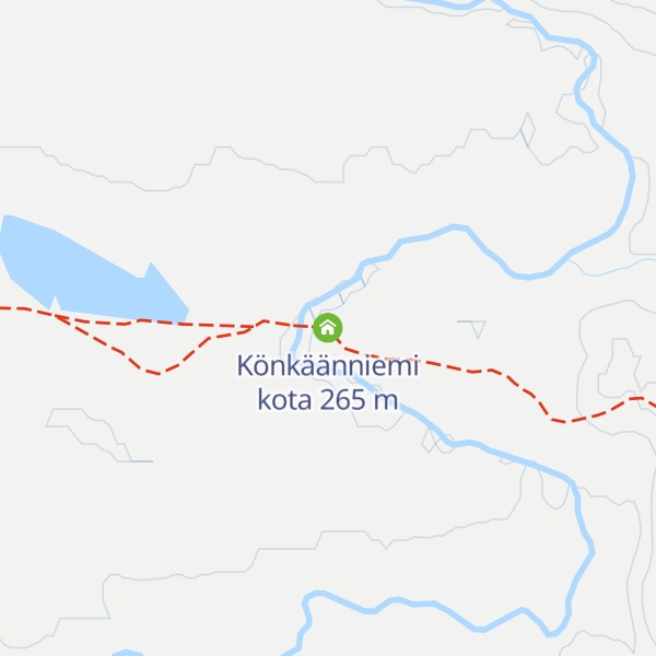 Map of Könkäänniemi kota