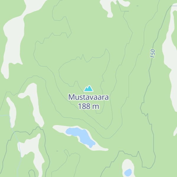 Map of Mustavaara
